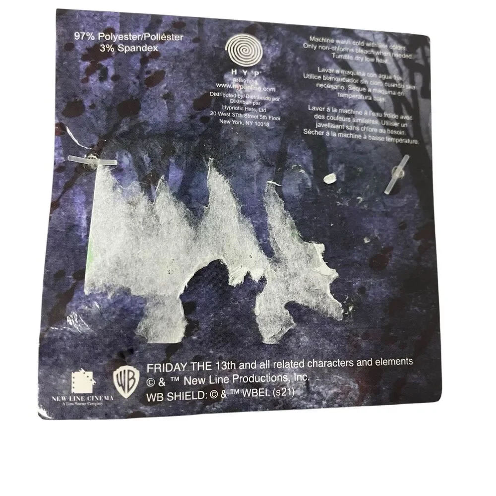 Friday‎ the 13th Socks Mens Size 4-10 White Jason Mask Horror Halloween